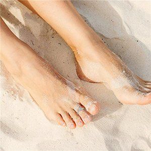 Sterling Silver CZ Toe Rings Set | Wrap Around Band | Summer Foot Jewelry